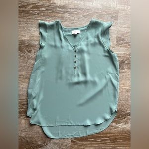 Loft Outlet Blouse. Sea foam Green. Size small